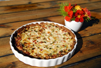 enkel vegetarisk paj enkel vegetarisk paj